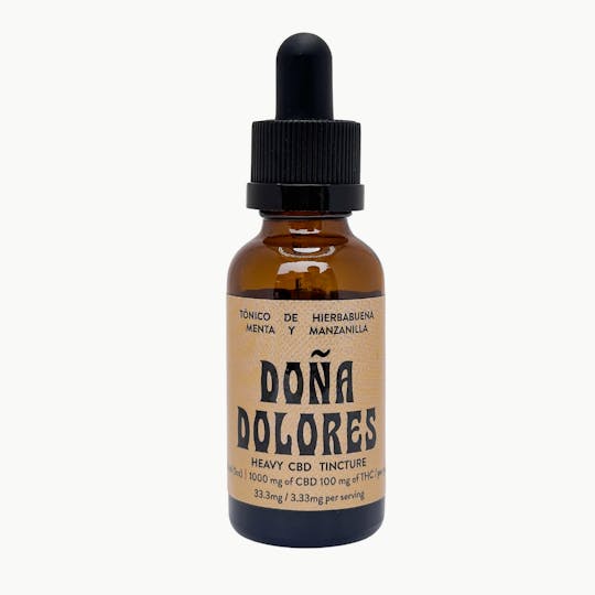 Don Perico - Dona Dolores by Don Perico - Tincture CBD - 1000mg CBD: 100mg THC (10:1) - 1