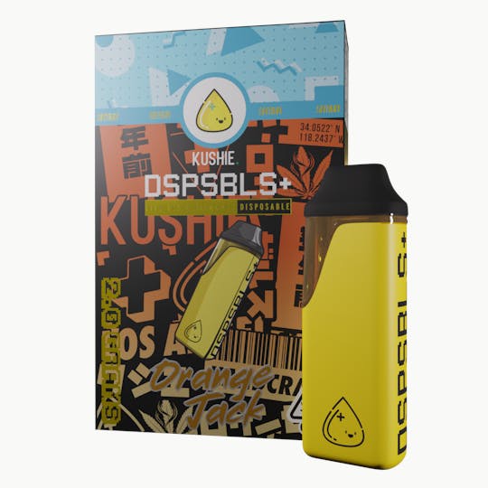 Kushie Brand - Orange Jack (Sativa) DSPSBLS+ Pocket Live Resin Diamonds All In One - 1
