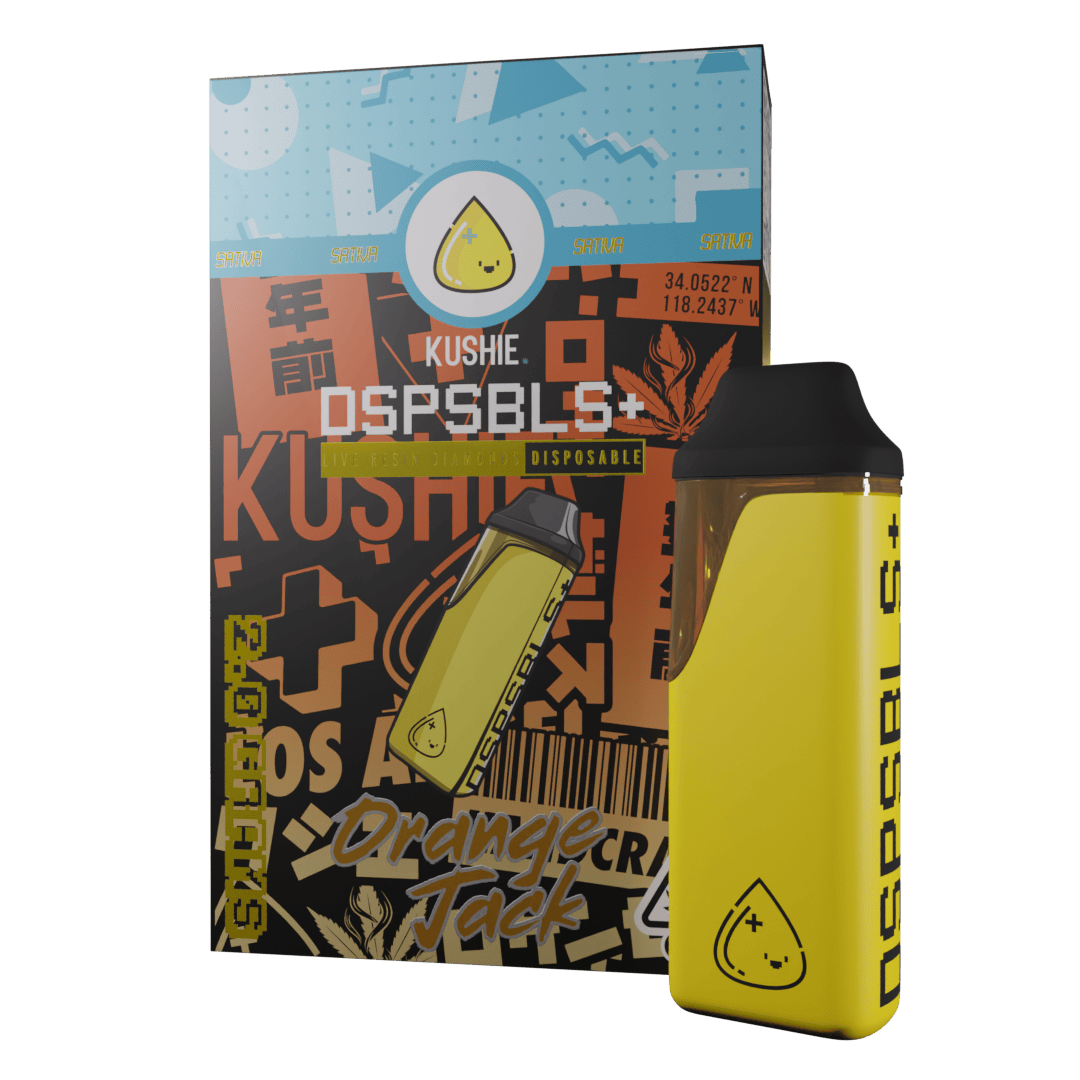 Kushie Brand - Orange Jack | DSPSBLS+ Pocket Live Resin Disposable | 1g - 1