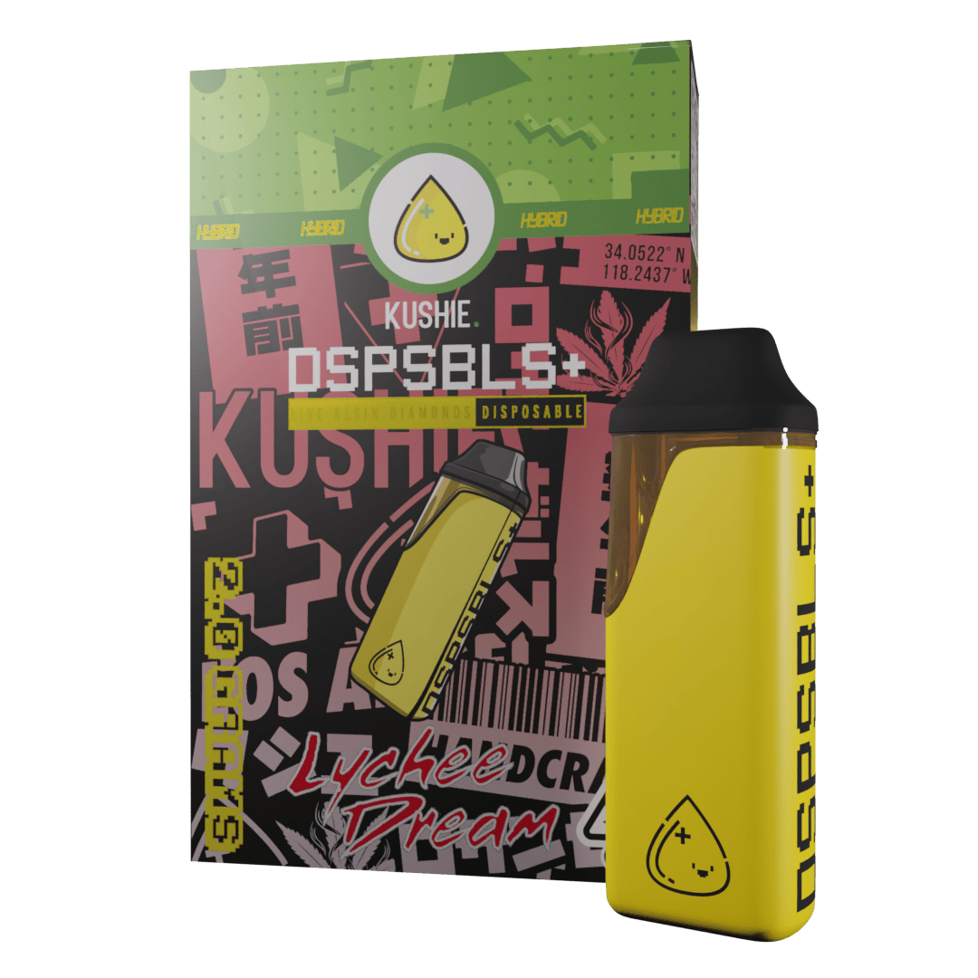 Kushie Brand - Lychee Dream | DSPSBLS+ Pocket Live Resin Disposable | 1g - 1
