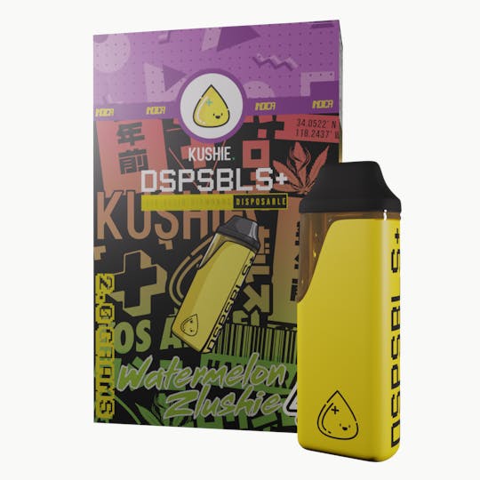 Kushie Brand - Watermelon Zlushie (Indica) DSPSBLS+ Pocket Live Resin Diamonds All In One - 1