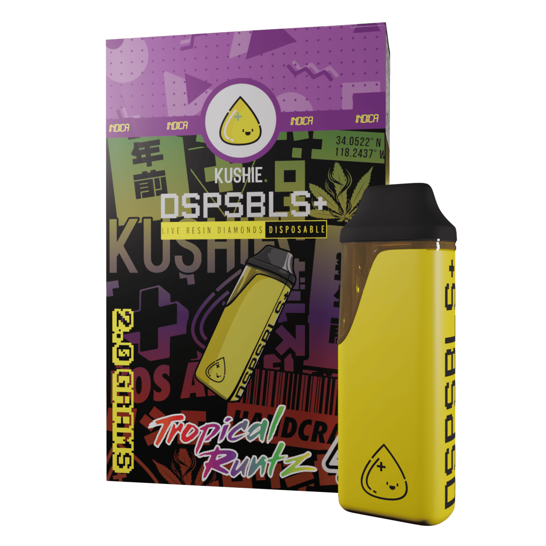 Kushie Brand - Tropical Runtz | DSPSBLS+ Pocket Live Resin Disposable | 1g - 1