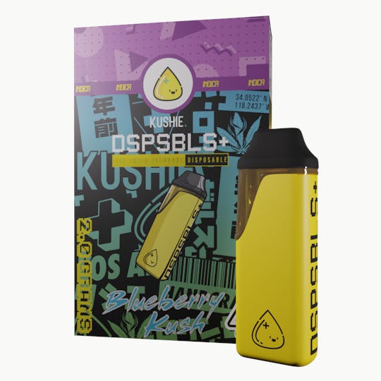Kushie Brand - Blueberry Kush (Indica) DSPSBLS+ Pocket Live Resin Diamonds All In One - 1