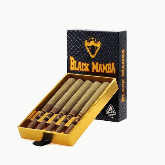 Black Mamba Cannabis - Black Mamba Box - XJ-13 - 6gram -5pk Infused Blunt - 1
