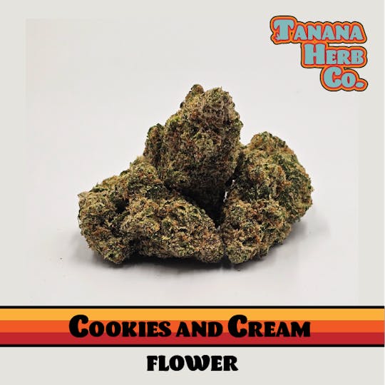 Tanana Herb Co. - Cookies & Cream - 28g Pre-Packaged Flower - 1
