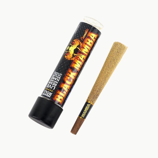 Black Mamba Cannabis - Black Mamba Single Preroll - Gelato - 1.2gram - Infused Blunt - 1