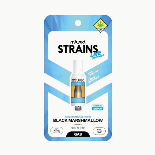 MFused - STRAINS Live Diamonds Tank - Black Marshmallow - 1