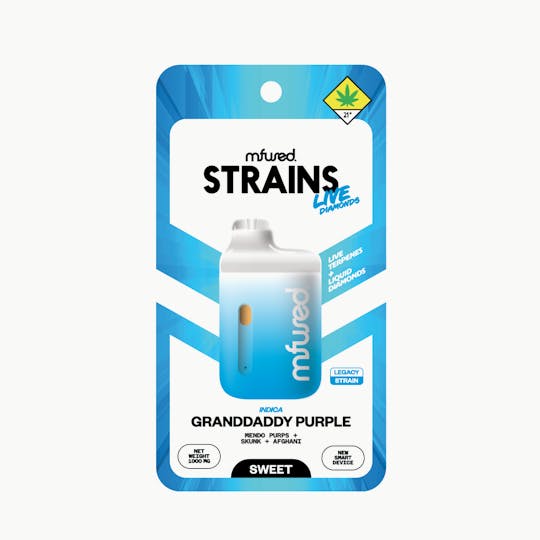 MFused - STRAINS Live Diamonds Jefé - Granddaddy Purple - 1