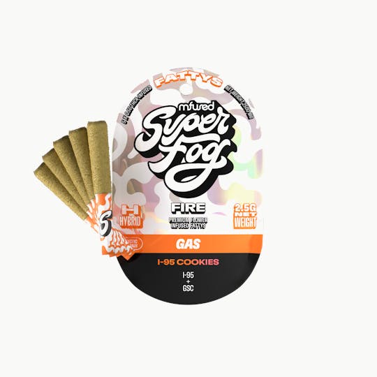 MFused - FIRE Infused Fattys 5pk - I-95 Cookies - 1
