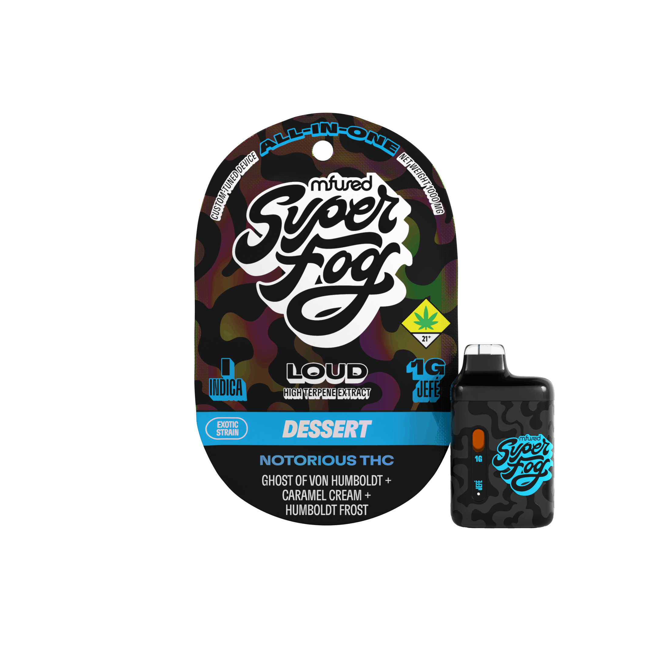 MFused - LOUD High Terpene Extract 1g Jefé - Notorious THC - 1