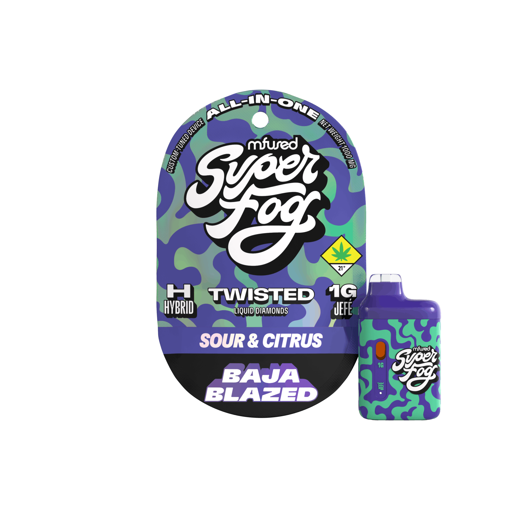 MFused - TWISTED Liquid Diamonds 1g Jefé - Baja Blazed - 1