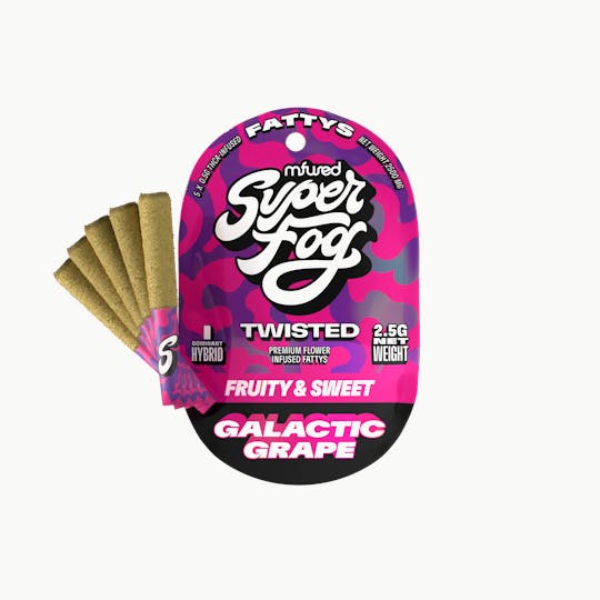 MFused - TWISTED Infused Fattys 5pk - Galactic Grape - 1