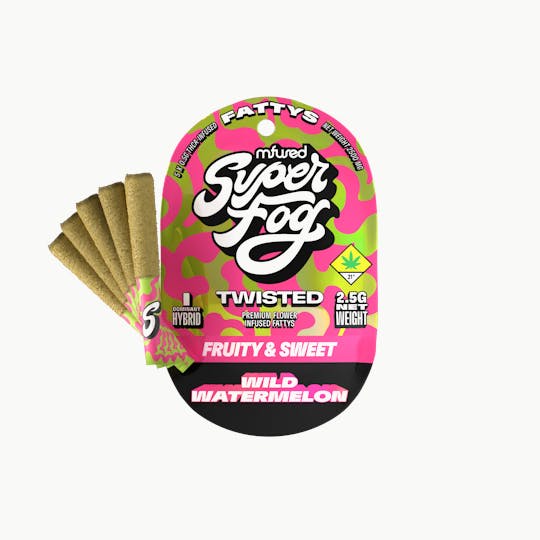 MFused - TWISTED Infused Fattys 5pk - Wild Watermelon - 1