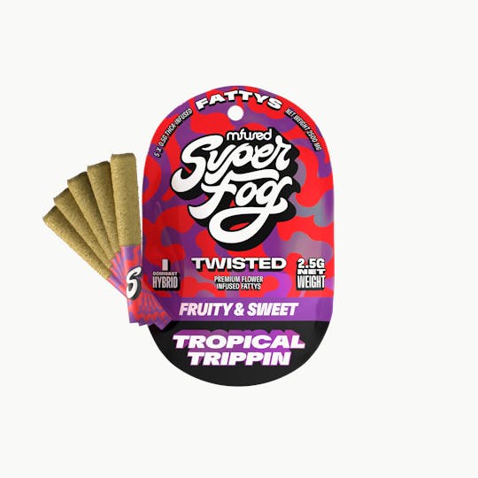 MFused - TWISTED Infused Fattys 5pk - Tropical Trippin - 1