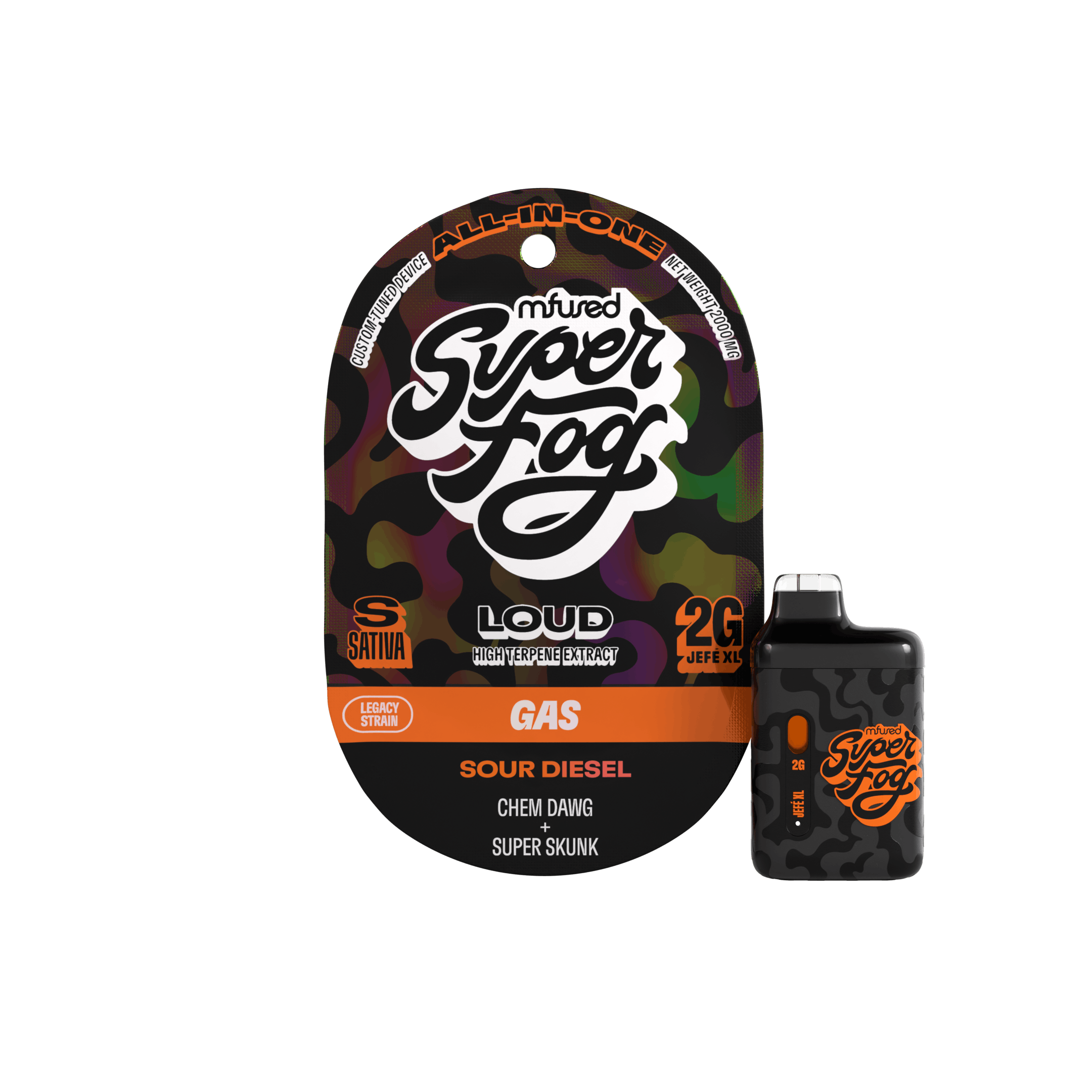 MFused - LOUD High Terpene Extract 2g Jefé - Sour Diesel - 1