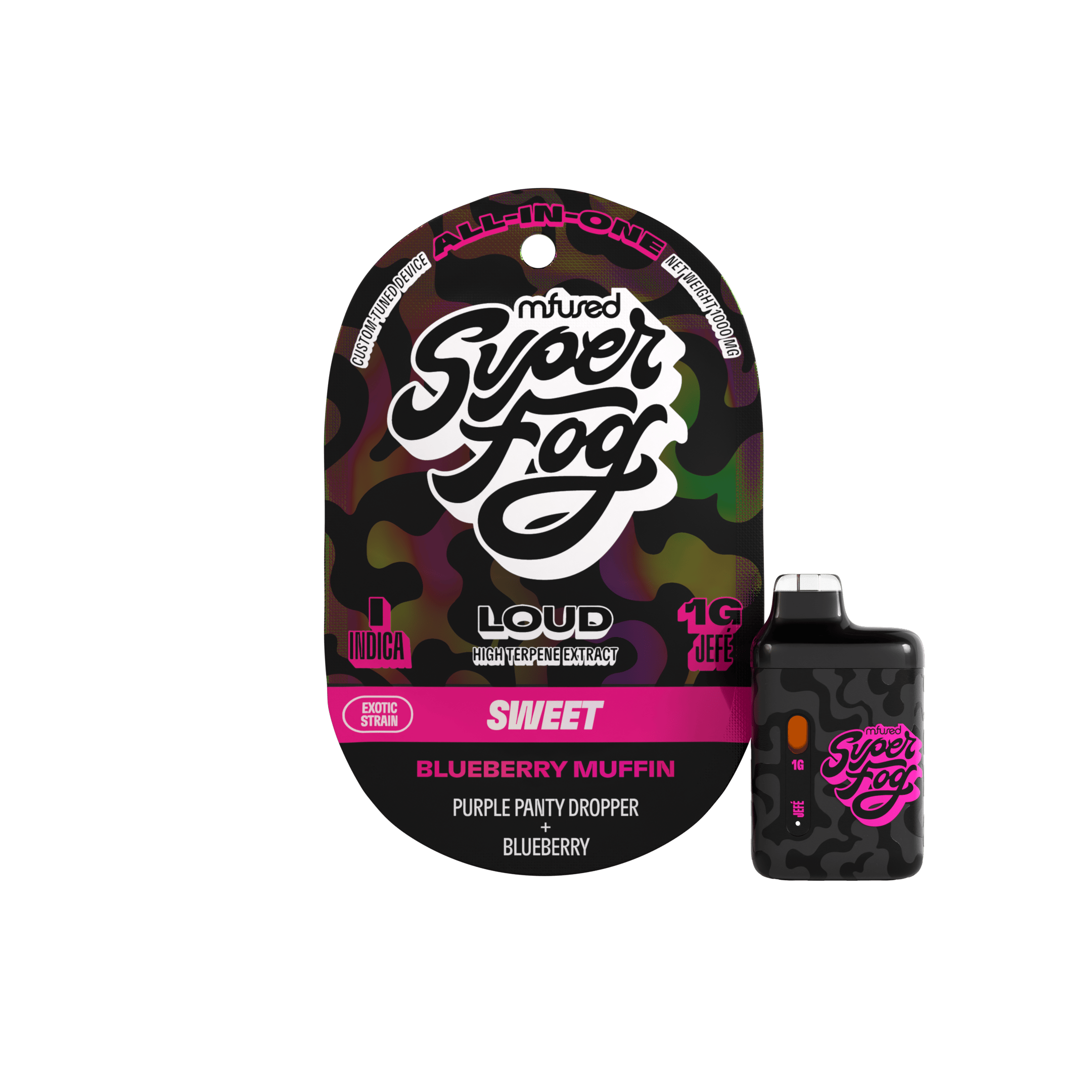 MFused - LOUD High Terpene Extract 1g Jefé - Blueberry Muffin - 1