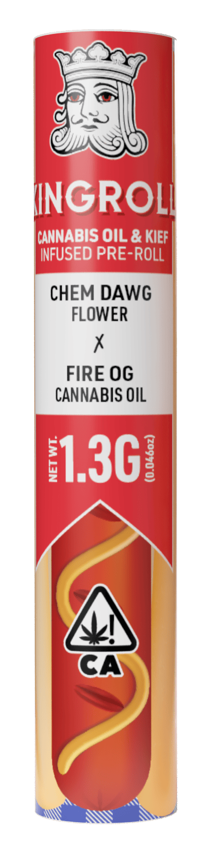 Kingroll - Kingroll | Chem Dawg x Fire OG | Infused Joint | 1.3g - 1