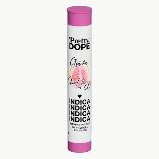 Pretty Dope - Premium Terpene Infused 1G Pre-Roll - Guava Goddess - 1