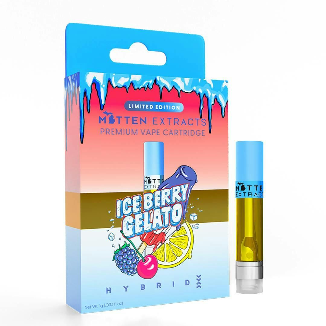 Mitten Extracts - Mitten Extracts | Ice Berry Gelato | Cartridge | 1g - 1