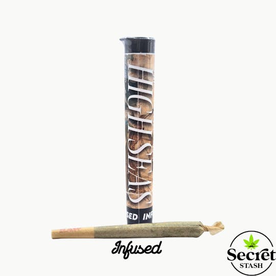 Secret Stash - Secret Stash | Concentrate Infused .2g | Full Bud Pre-Roll | High Seas | 1g - 1