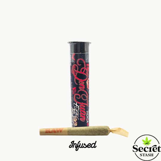Secret Stash - Concentrate Infused | Full Bud Pre Roll | Don Juan | Half Gram - 1