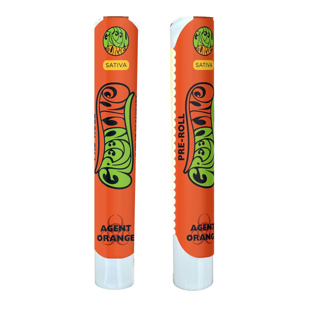Greenline - Agent Orange - Indoor Flower Pre-Roll - Sativa - 1g - 1