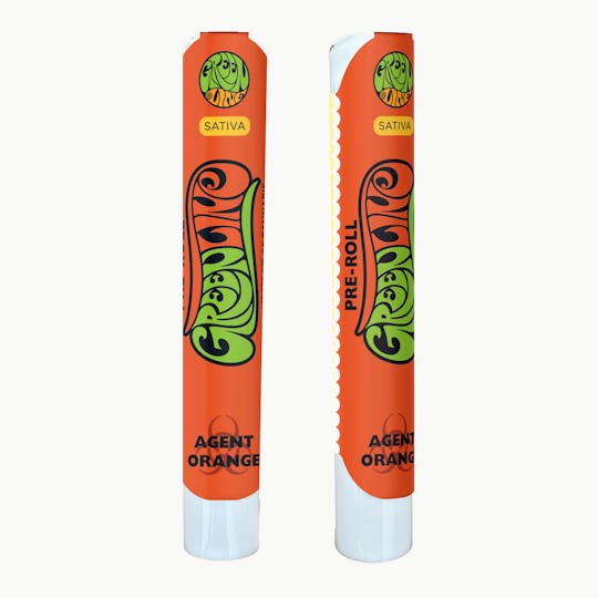Greenline - Agent Orange - Indoor Flower Pre-Roll - Sativa - 1g - 1