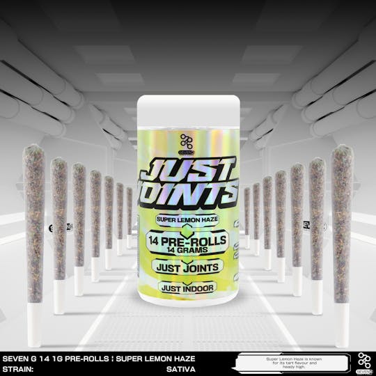 Seven G - Super Lemon Haze Sativa Just Joints - 14pk pre-rolls - 14g by Seven G - 1