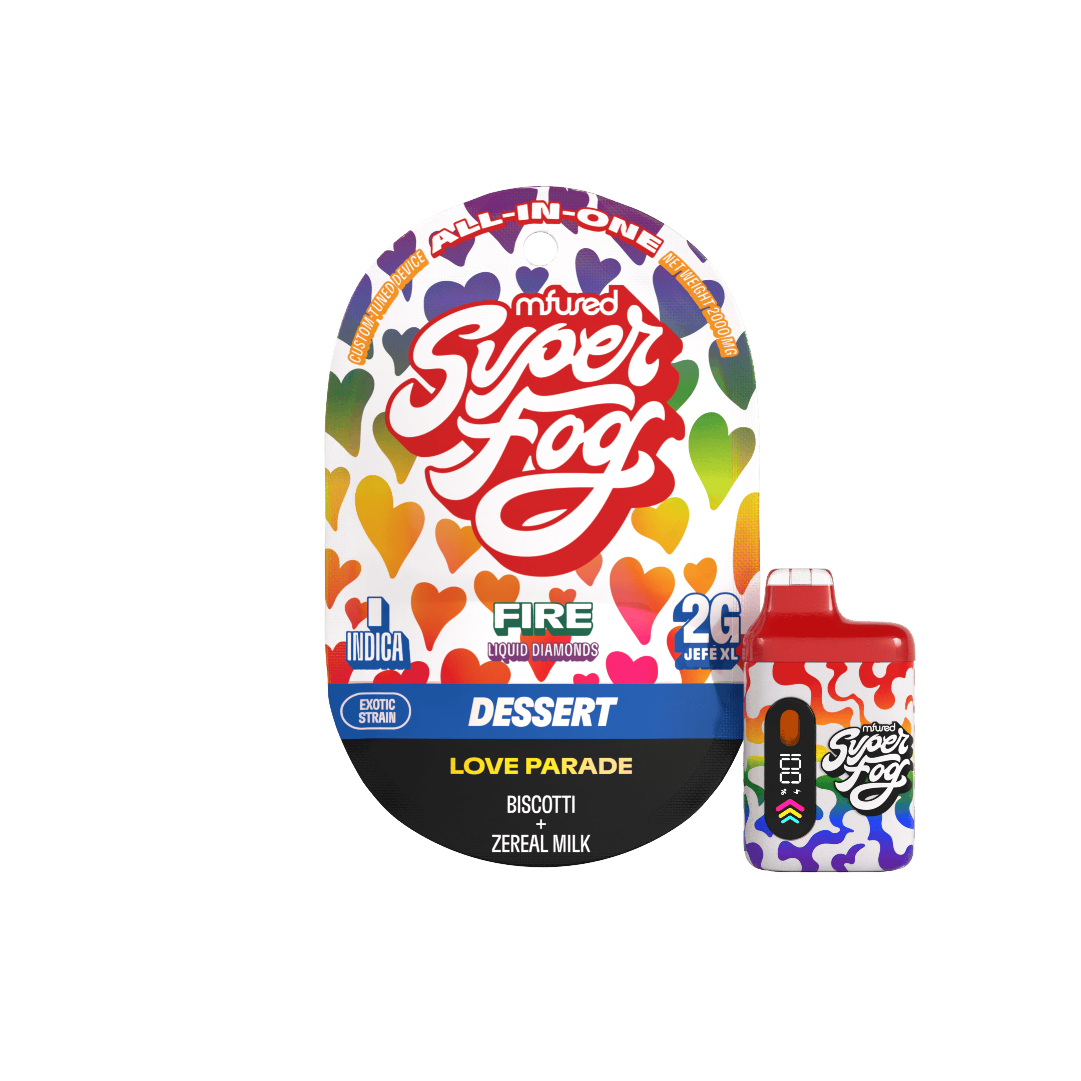 MFused - FIRE Liquid Diamonds 2g Jefé - Love Parade (Pride Limited Edition) - 1