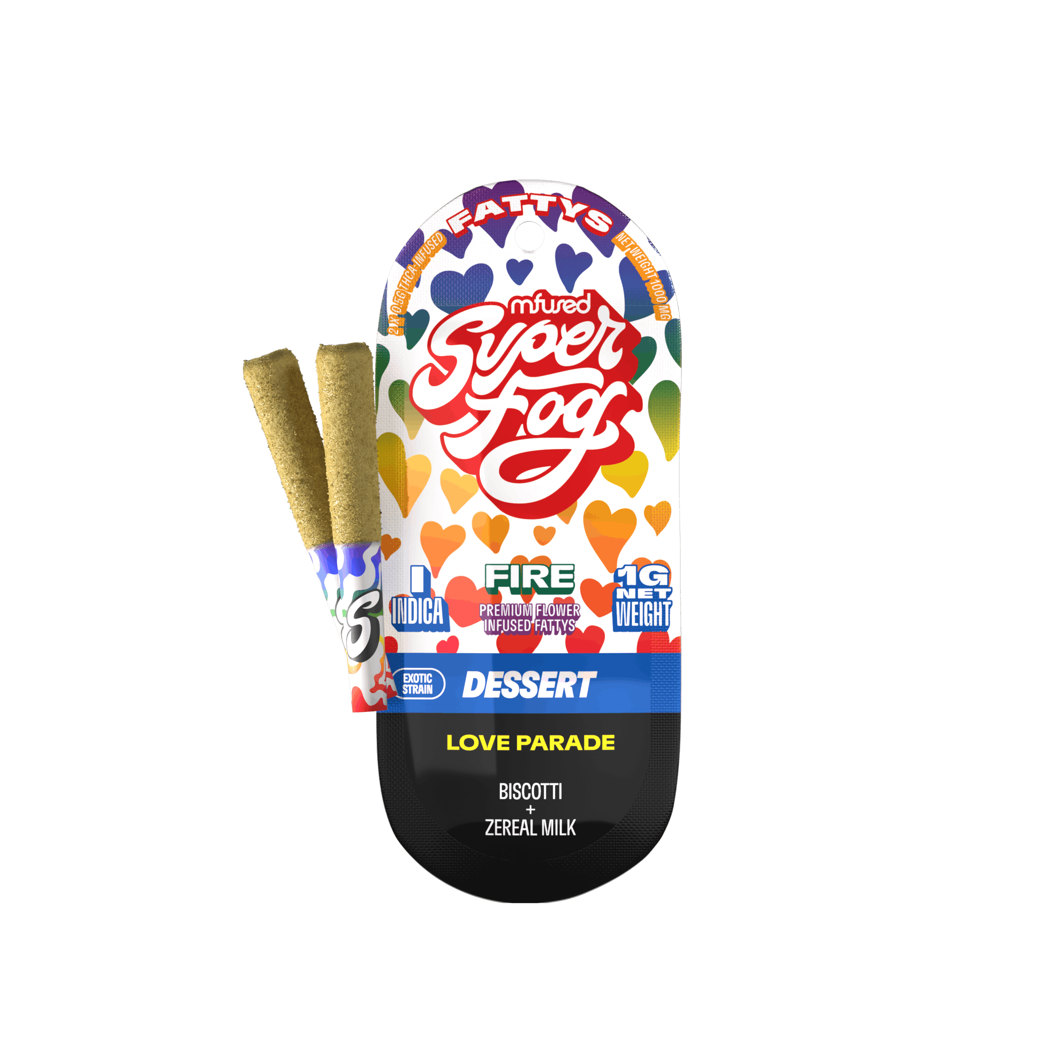 Super Fog - FIRE Infused Fattys 2pk - Love Parade (Pride Limited Editon) - 1