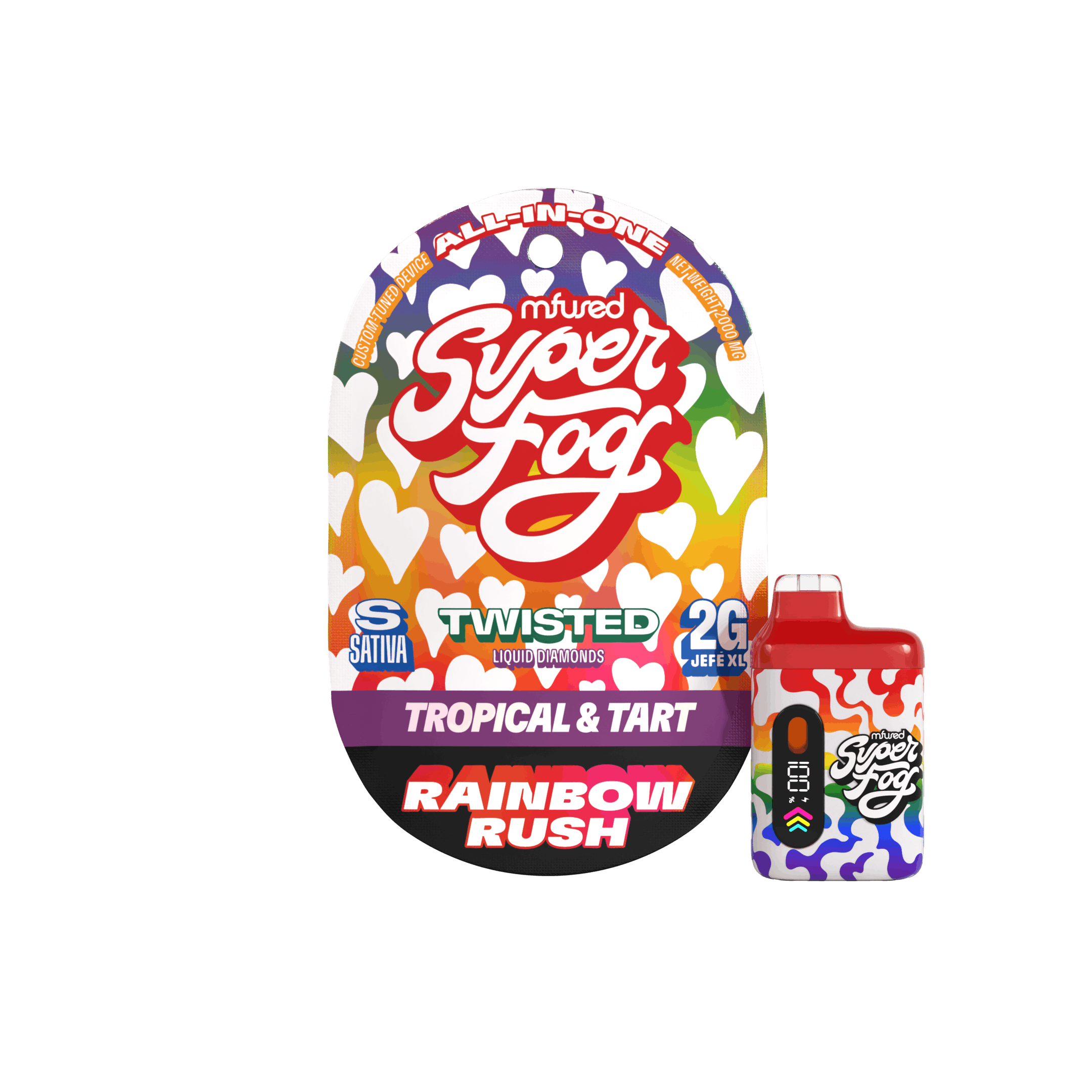 Super Fog - TWISTED Liquid Diamonds 2g Jefé - Rainbow Rush (Pride Limited Edition) - 1