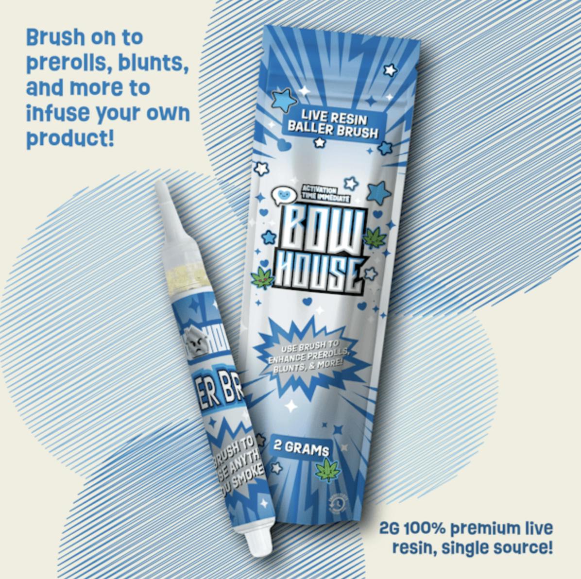 BowHouse - BowHouse | Trop Cherry x Runtz Baller Brush | Live Resin | 2g - 1