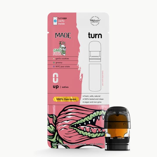 turn - 1.0g POD | GMO funk | 100% live resin | up | - 1