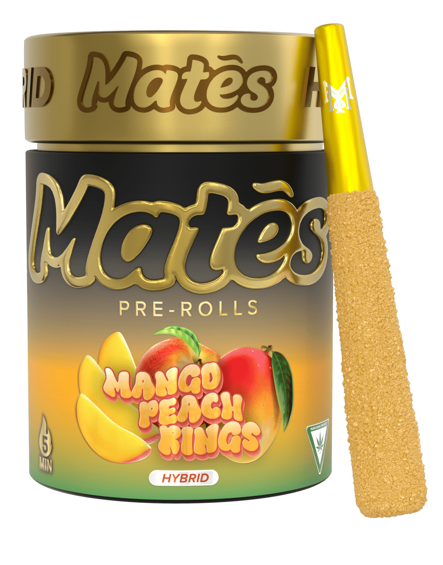 Muha Meds - Muha Meds | Mango Peach Rings | Infused Joints | 0.6g each | 5pk - 1
