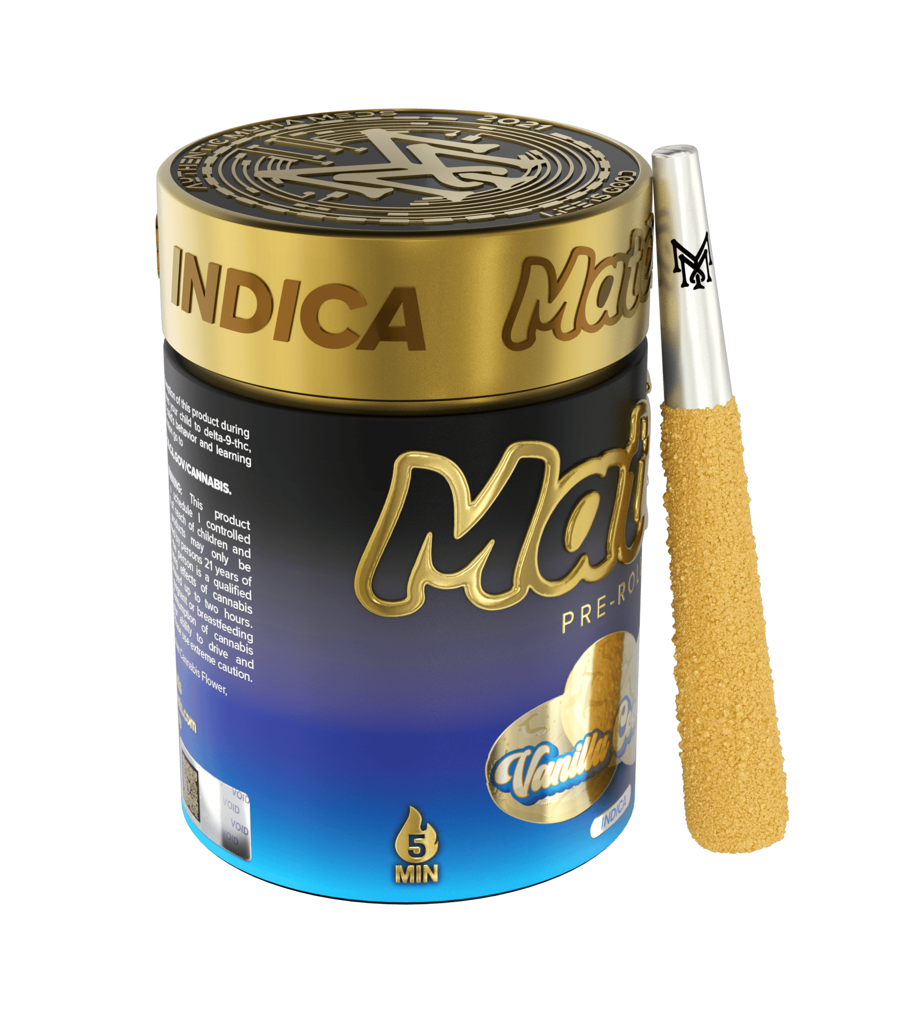 Muha Meds - Muha Meds | Vanilla Cookies | Infused Joints | 0.6g each | 5pk - 1