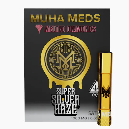 Muha Meds - Muha Meds | Super Silver Haze | Melted Diamonds Cartridge | 1g - 1