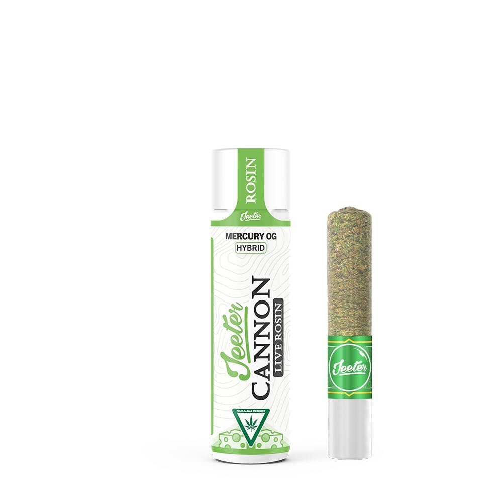 Jeeter - Jeeter | Mercury OG | Live Rosin Cannon | Infused Joint | 1.3g - 1