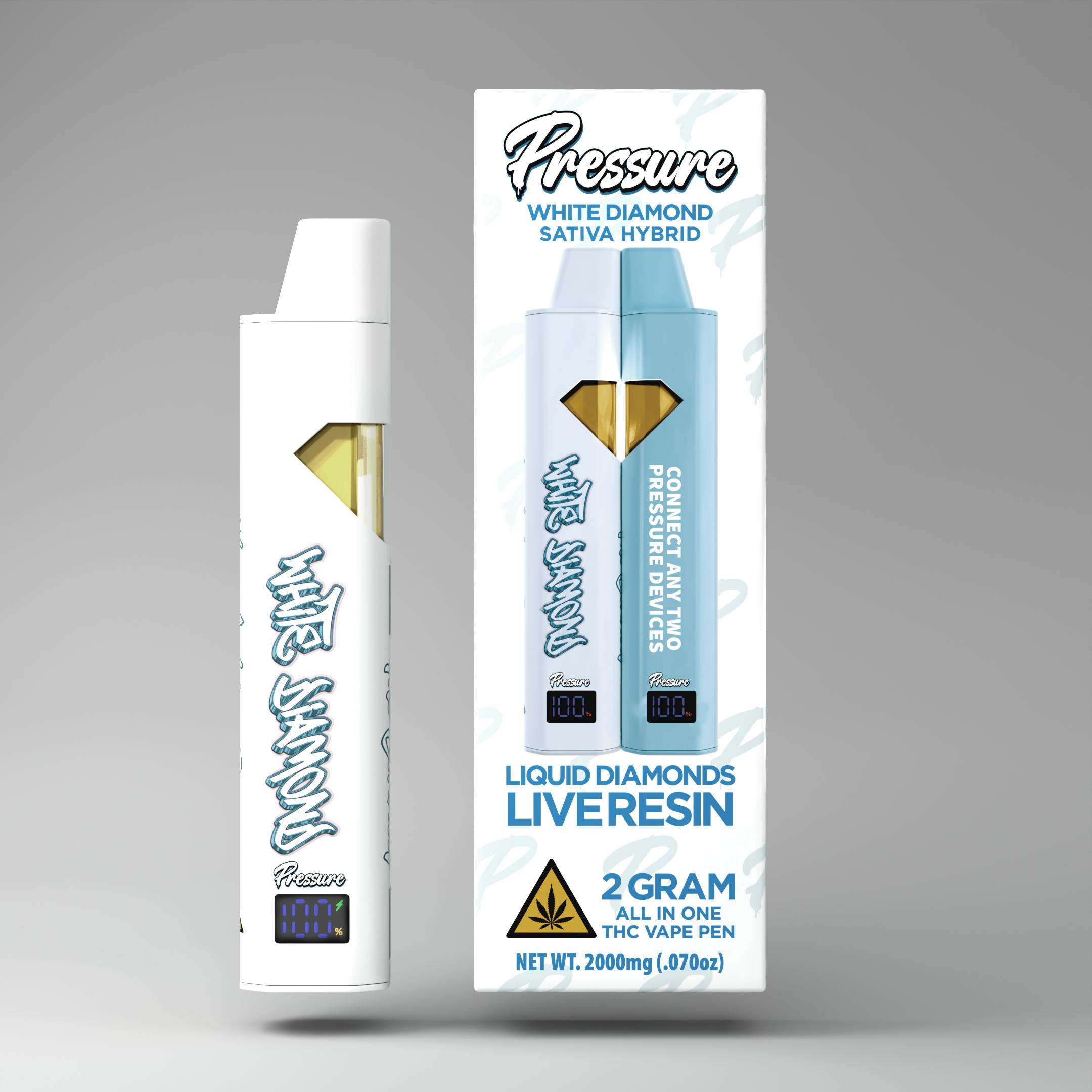 elf bar vape uk Pressure Extracts - White Diamond - All In One - 2G