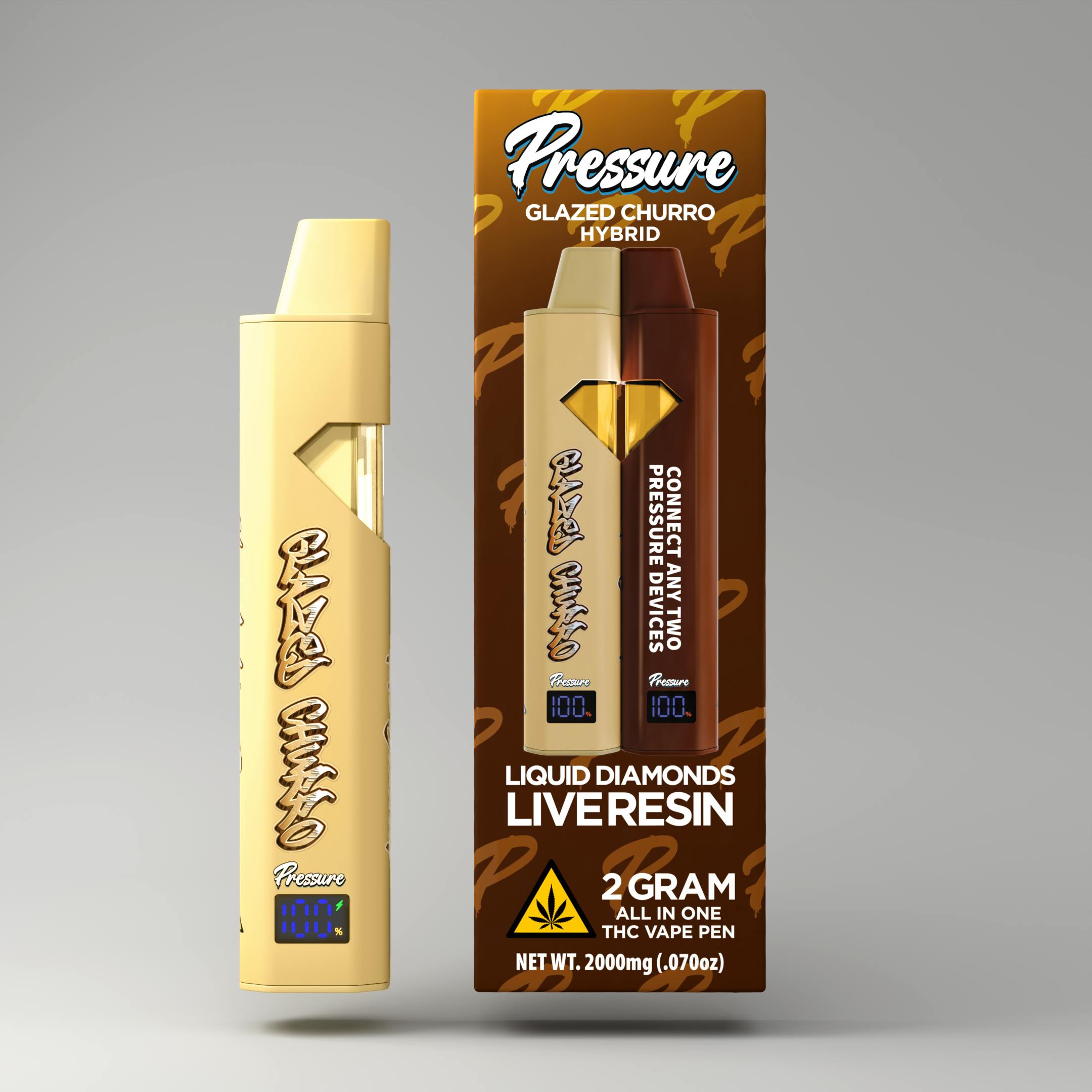 Pressure Extracts - Pressure Extracts | Glazed Churro | All In One | 2G - 1