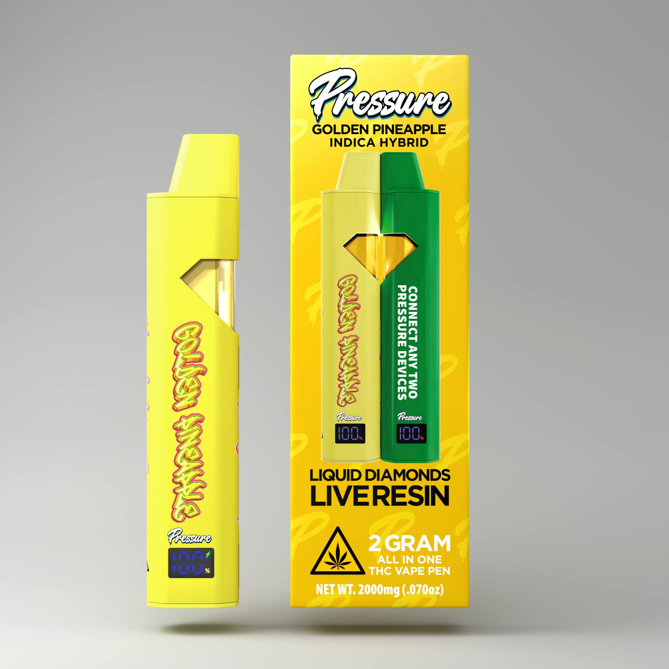 Pressure Extracts - Pressure Extracts | Golden Pineapple | All In One | 2G - 1