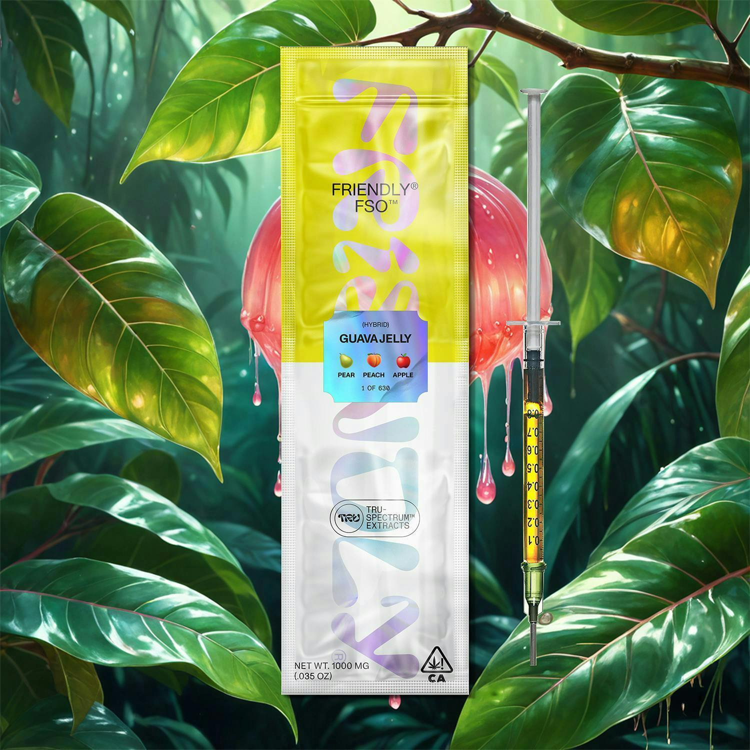 Friendly Brand - Friendly Brand | Live Resin Applicator | Guava Jelly | Extract Oils | 1g - 1