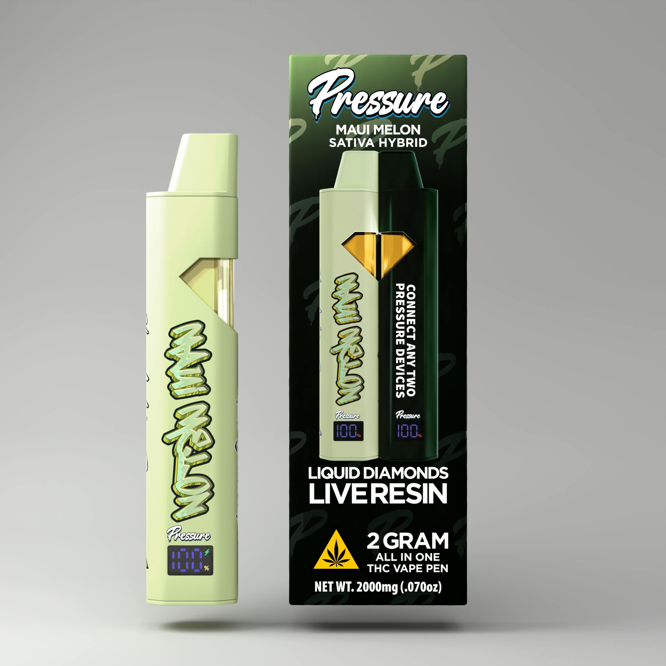 Pressure Extracts - Pressure Extracts | Maui Melon | All In One | 2G - 1