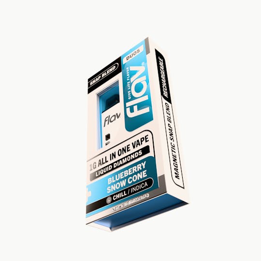 Flav - Blueberry Snowcone - Liquid Diamonds Duo Snap Blend - 1g - Indica - 1