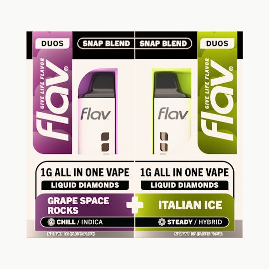 Flav - Grape Space Rocks - Liquid Diamonds Duo Snap Blend - 1g - Indica - 1