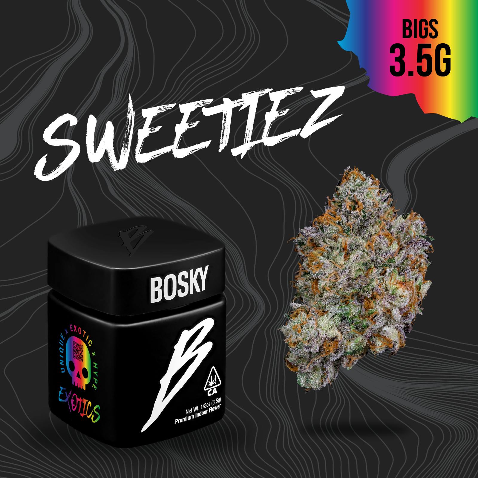 Bosky Genetics - BOSKY | Sweetiez | Big Buds | Exotics | 3.5g - 1