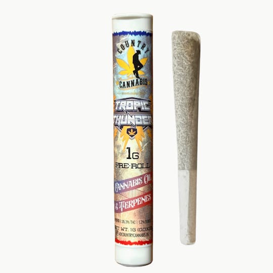 Country Cannabis - Tropic Thunder | Infused Pre-Roll | 1G - 1