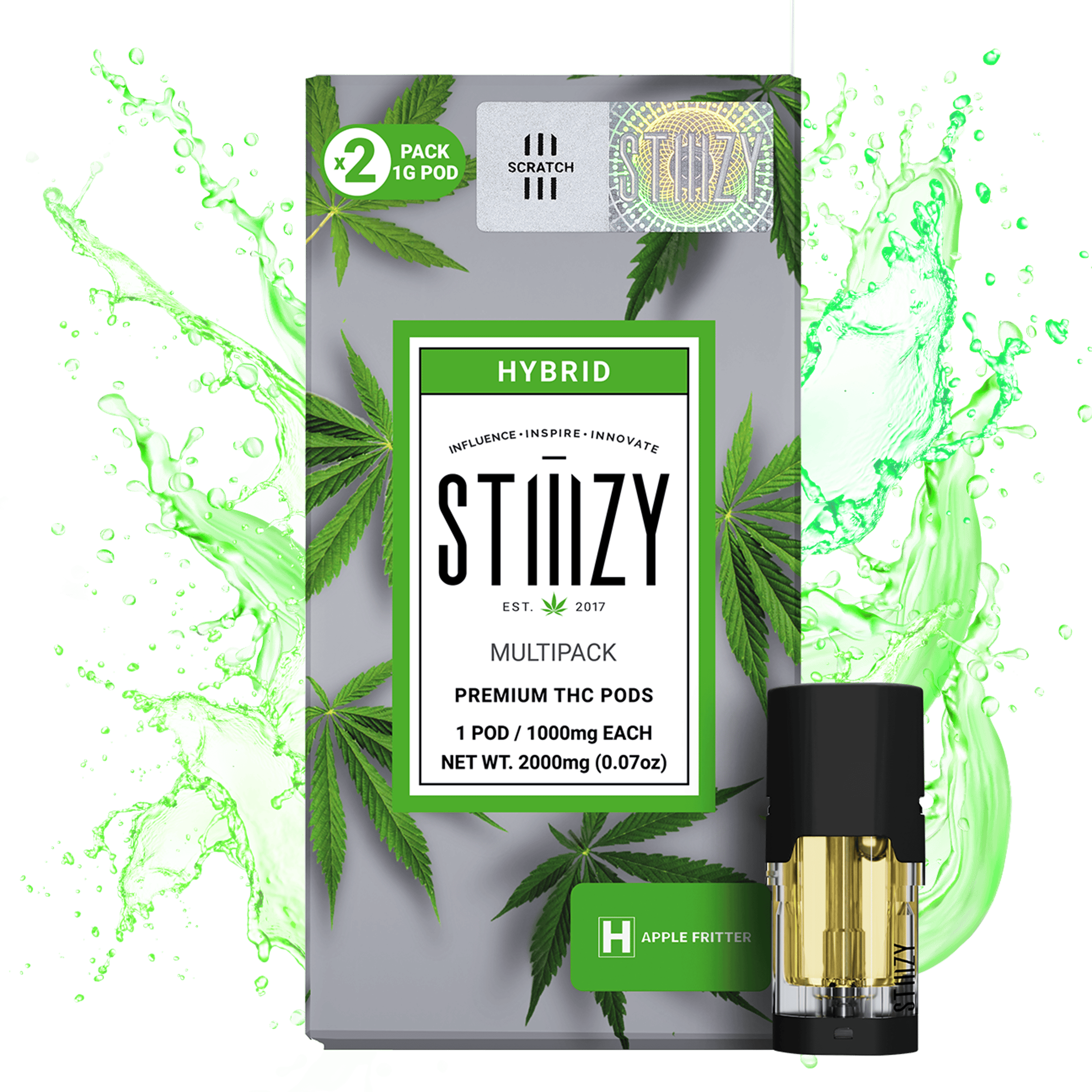 STIIIZY - STIIIZY - Apple Fritter 1g Pod 2Pack - 1
