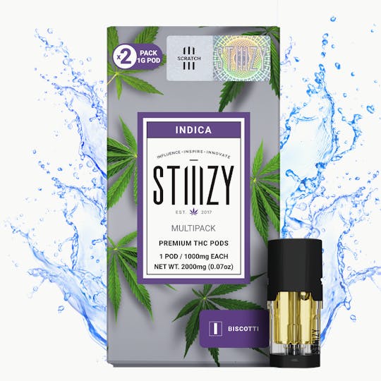 STIIIZY - STIIIZY - Biscotti 1g Pod 2Pack - 1