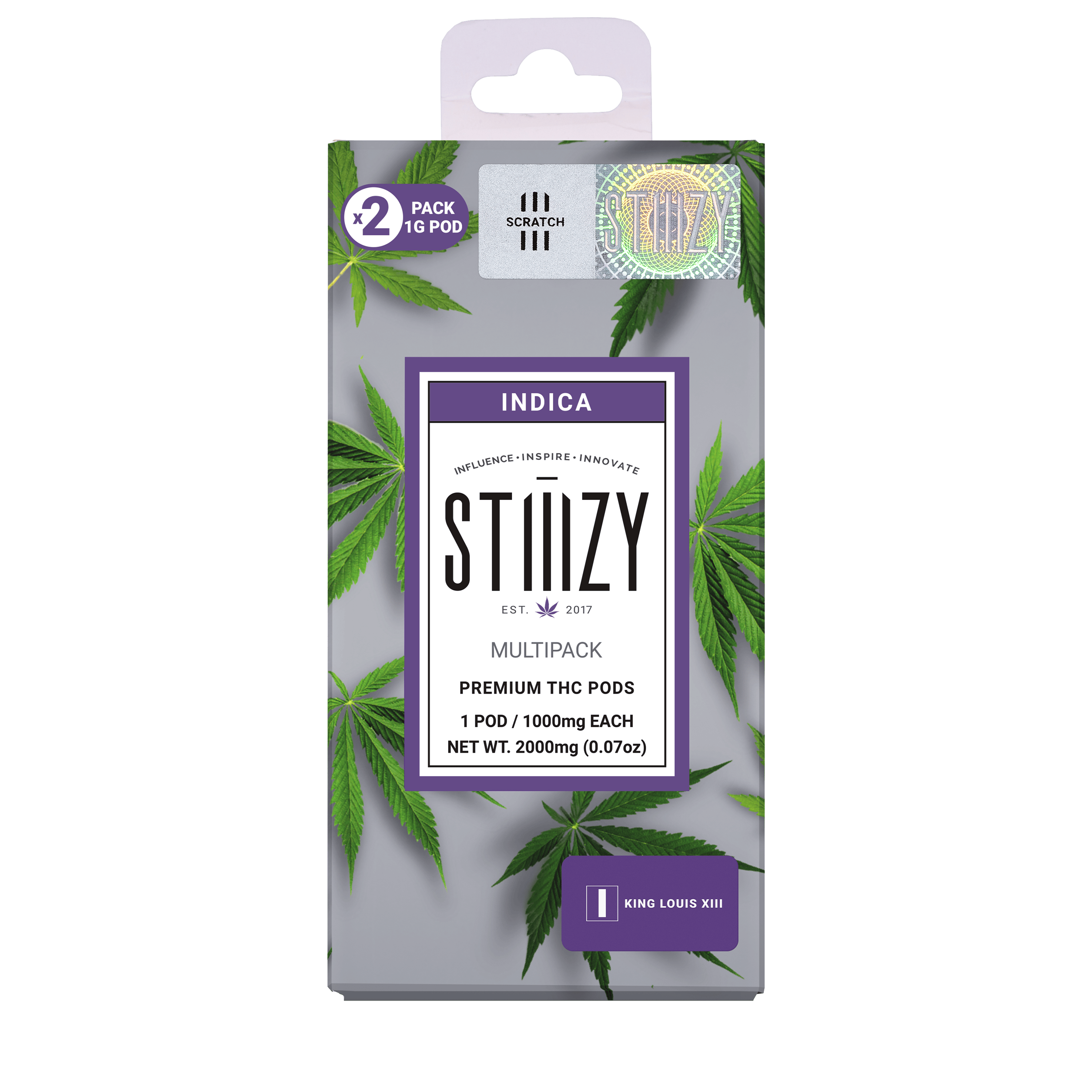 STIIIZY - STIIIZY - King Louis XIII - 1G Pod 2Pack - 1