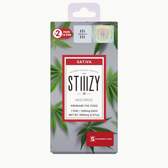 STIIIZY - STIIIZY - Strawberry Cough - 1G Pod 2Pack - 1